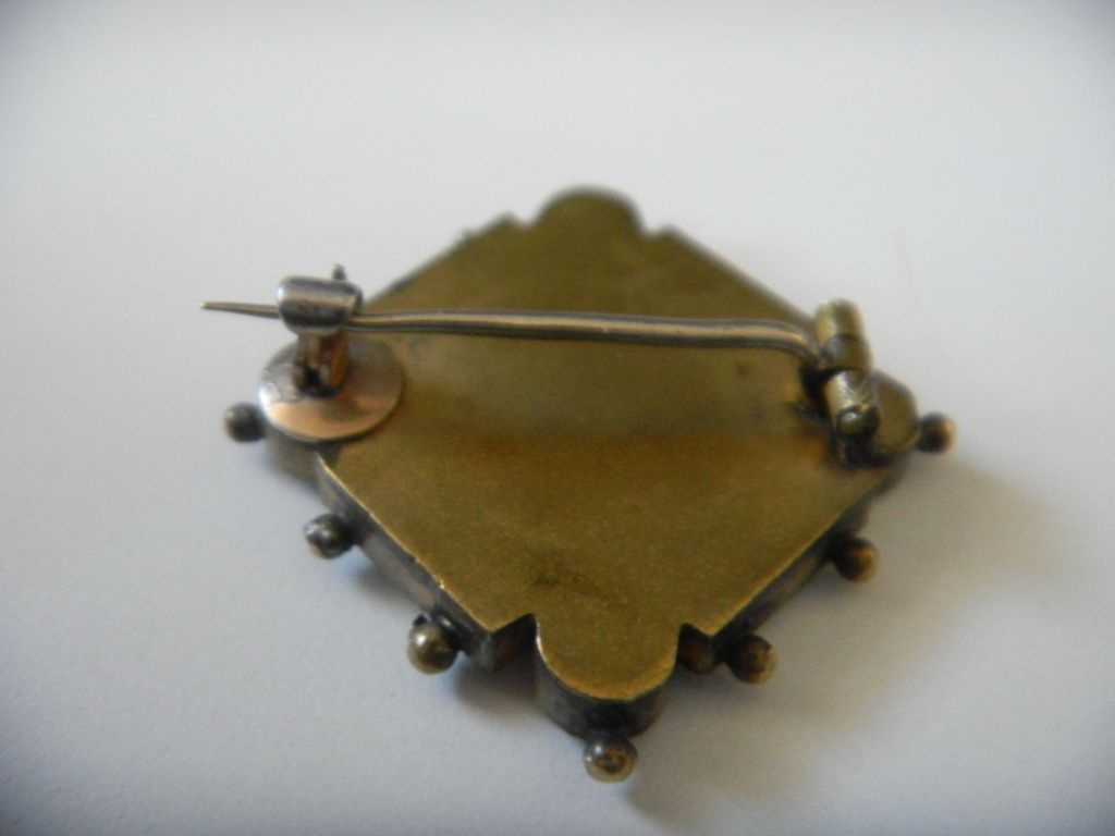 Italian Micro Mosaic Brooch/Pin Italian Micro Mosaic Brooch/Pin