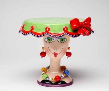 Ceramic Small Lady Cakestand Ceramic Small Lady Cakestand
