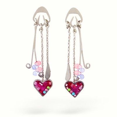 Heart and Charms Earrings Heart and Charms Earrings