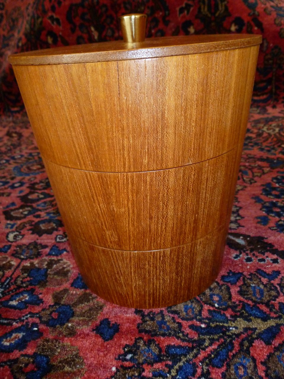 Vintage JAPANESE Wooden Three Tier Storage Box Vintage JAPANESE Wooden Three Tier Storage Box