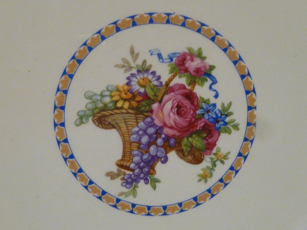 Vintage Erphila Art Pottery Dessert Platter Cake Plate Germany Vintage Erphila Art Pottery Dessert Platter Cake Plate Germany