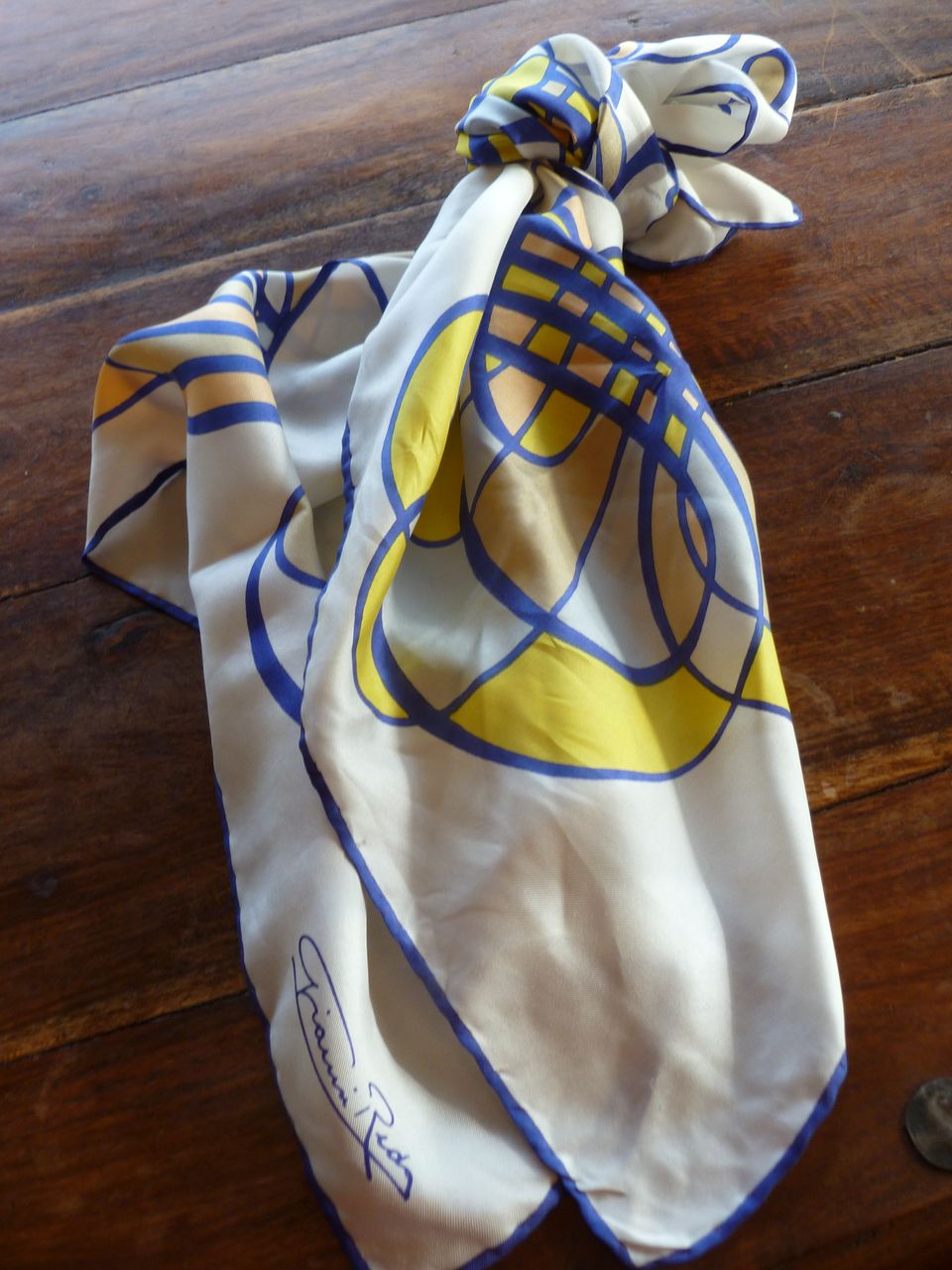 Vintage 1960's Gianni Reda Silk Scarf Vintage 1960's Gianni Reda Silk Scarf