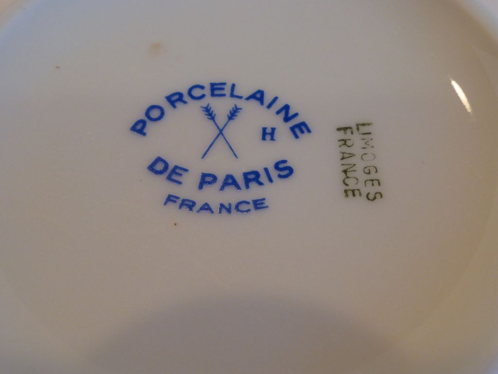 French Limoges Porcelaine Des Paris Les Quatre Saisons I Magnin Cups