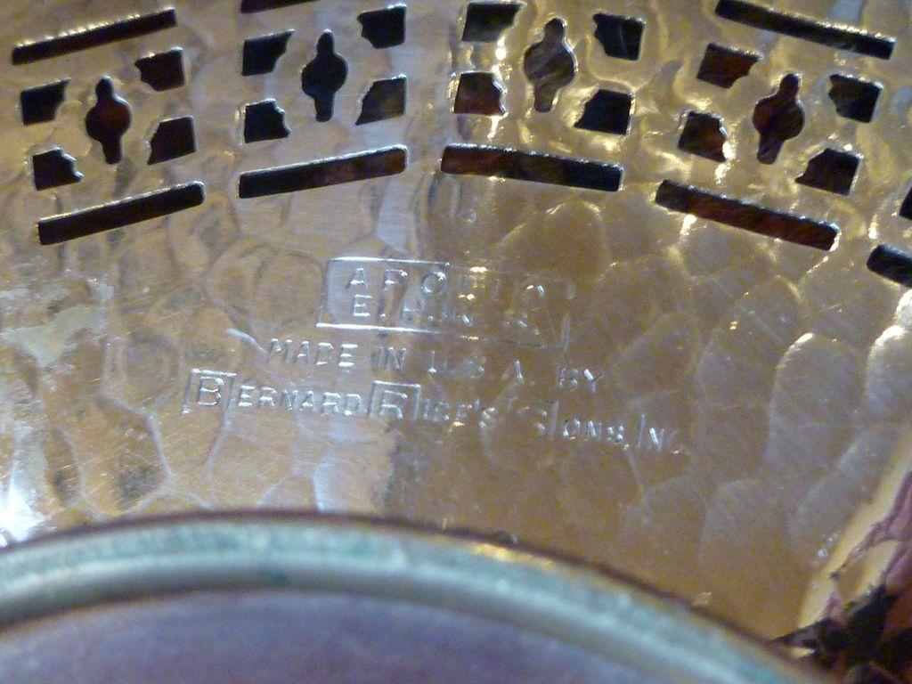 Bernard Rice Apollo Silver Plate Art Deco Tray w Handle Bernard Rice Apollo Silver Plate Art Deco Tray w Handle