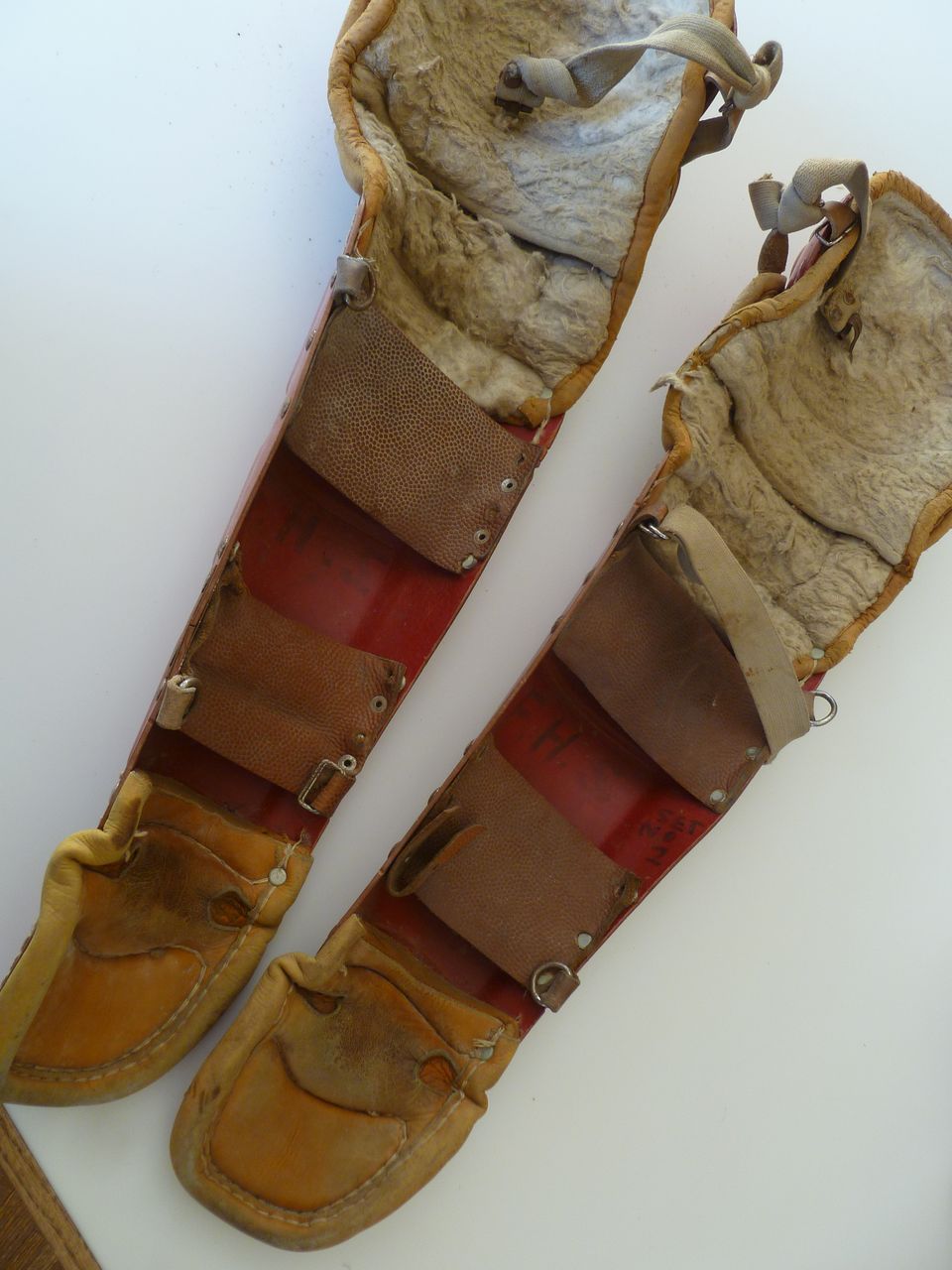 Vintage 1940's Rawlings Baseball Shin Guards Vintage 1940's Rawlings Baseball Shin Guards