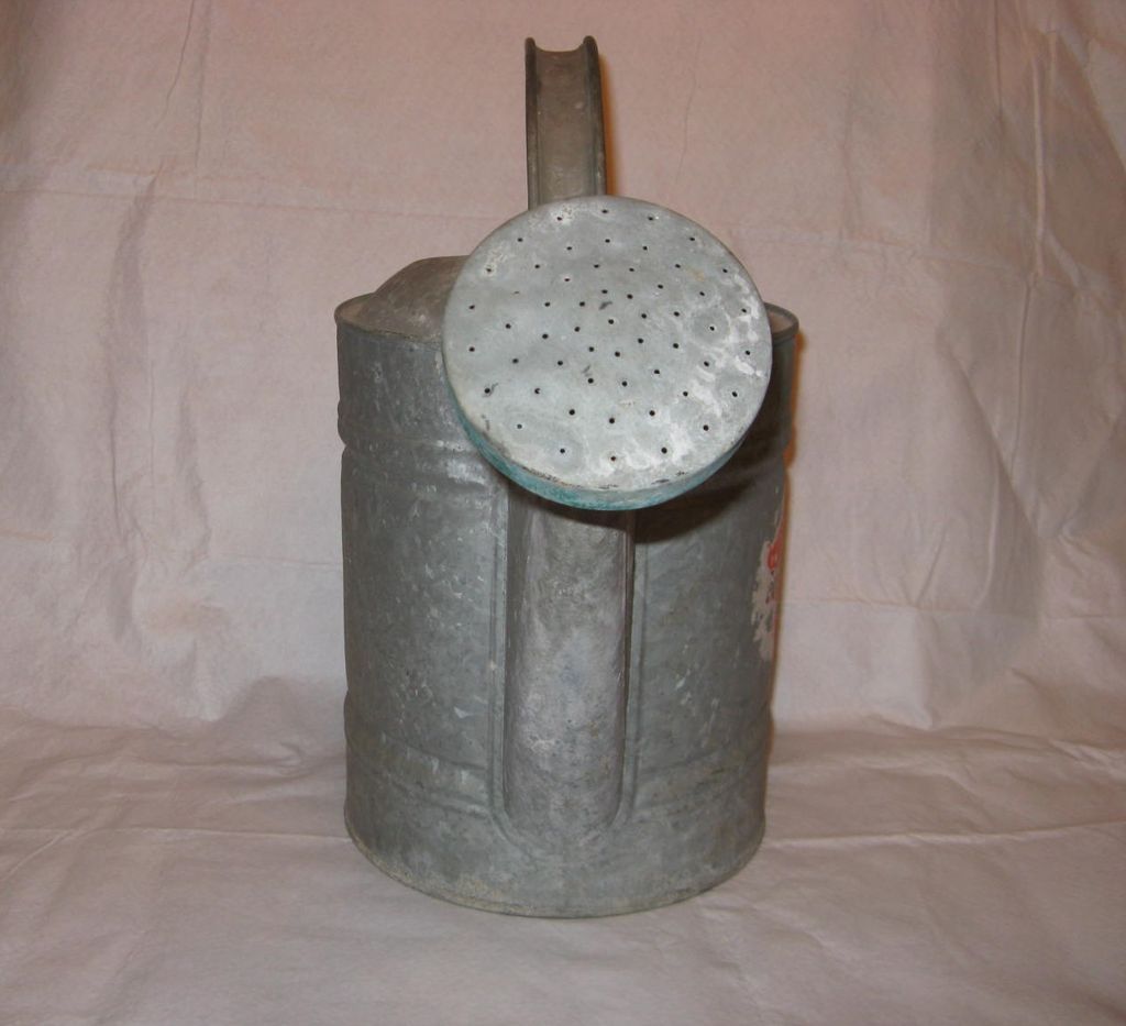 Wheeling Corrugating Company Galvanized Watering Can Wheeling Corrugating Company Galvanized Watering Can