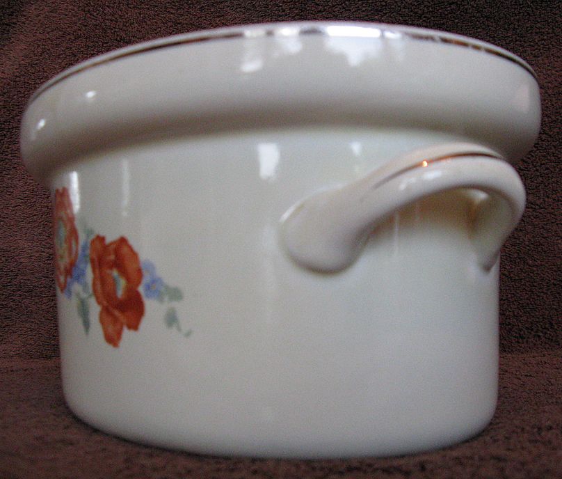 Hall China Orange Poppy Oval Baker Hall China Orange Poppy Oval Baker