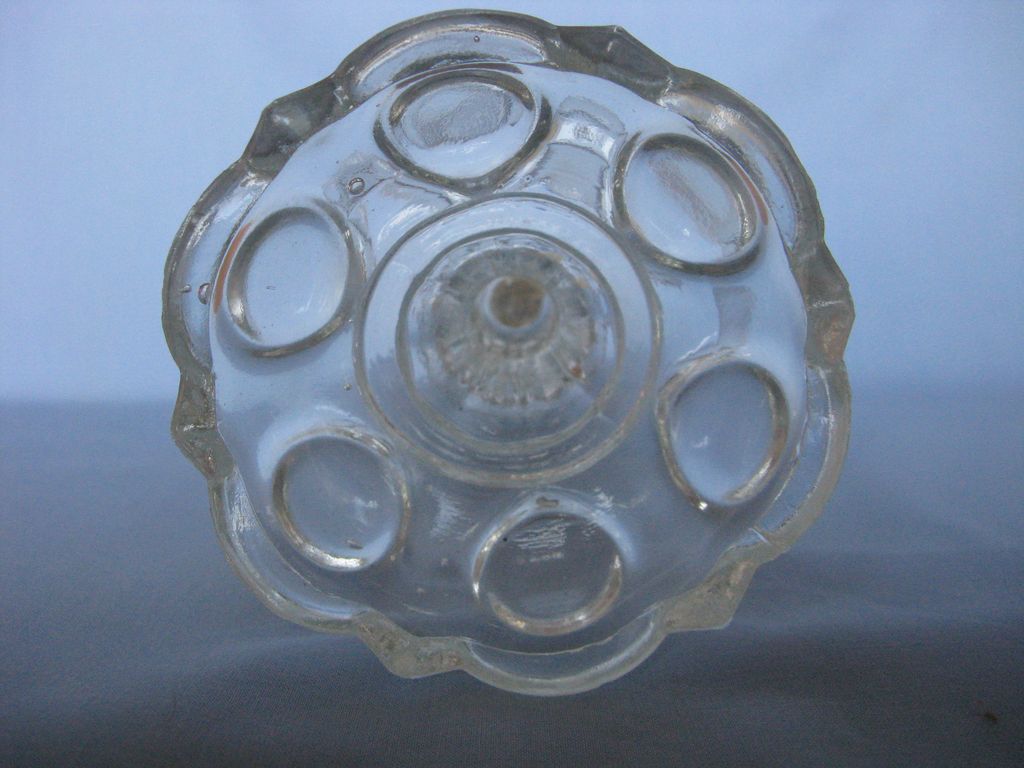 Large Bull's-eye Foot And Shoulder Miniature Oil Lamp Large Bull's-eye Foot And Shoulder Miniature Oil Lamp