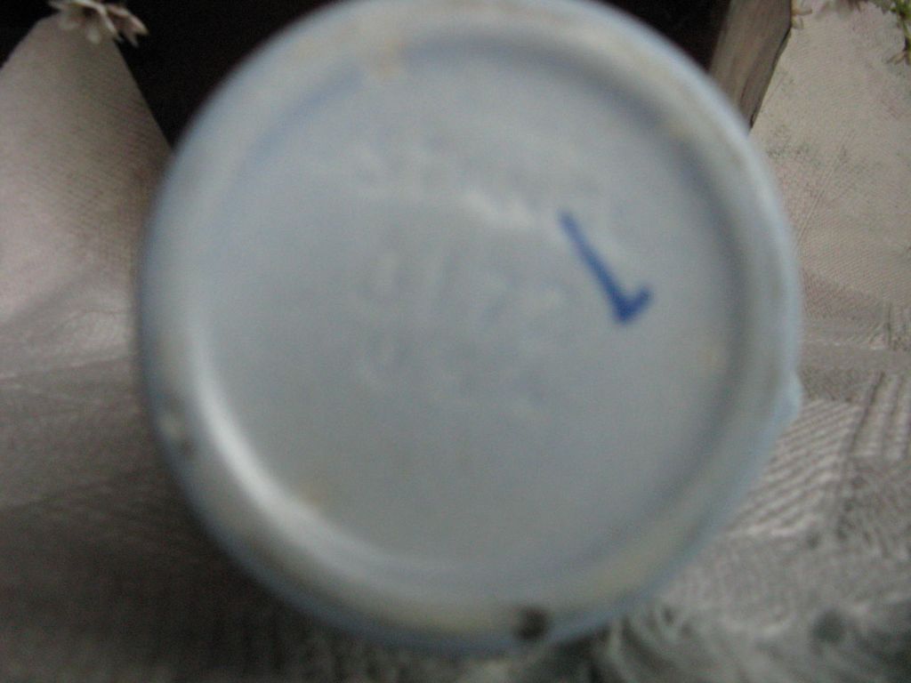 Stangl Blue Pottery Ribbed Pitcher / Ewer Stangl Blue Pottery Ribbed Pitcher / Ewer