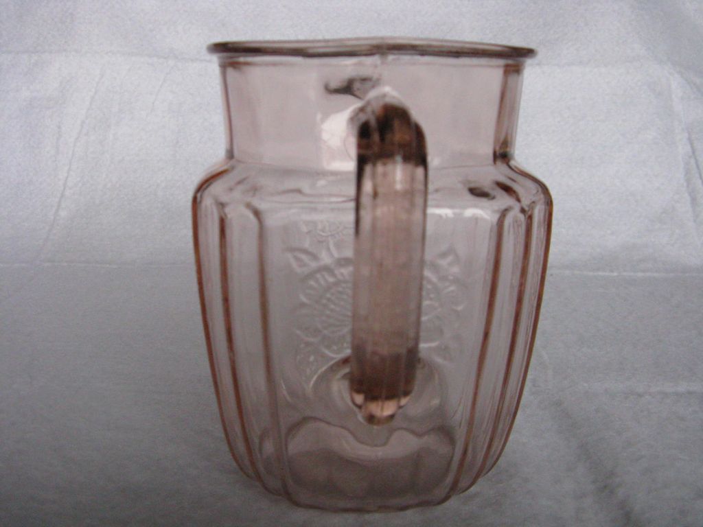 Mayfair Open Rose Pink Juice Pitcher Mayfair Open Rose Pink Juice Pitcher