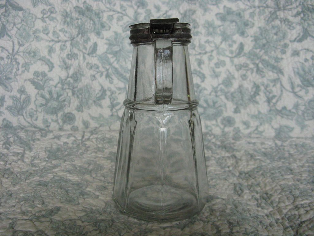 Hazel Atlas Crystal Syrup Pitcher Hazel Atlas Crystal Syrup Pitcher