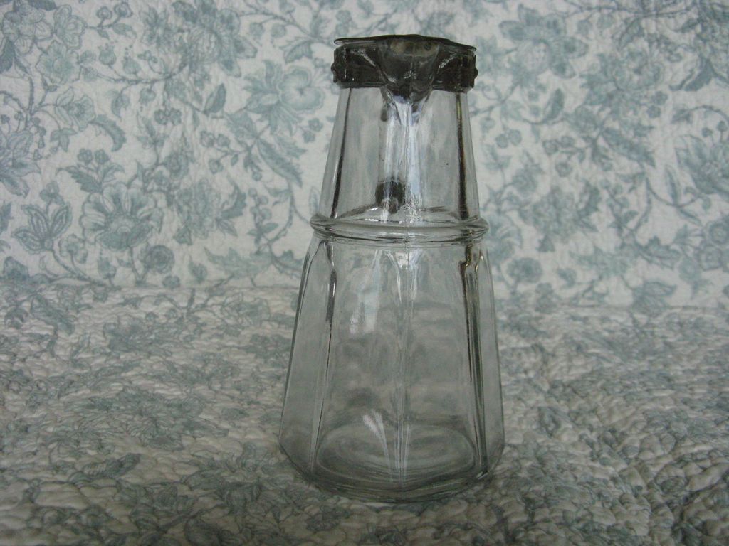 Hazel Atlas Crystal Syrup Pitcher Hazel Atlas Crystal Syrup Pitcher
