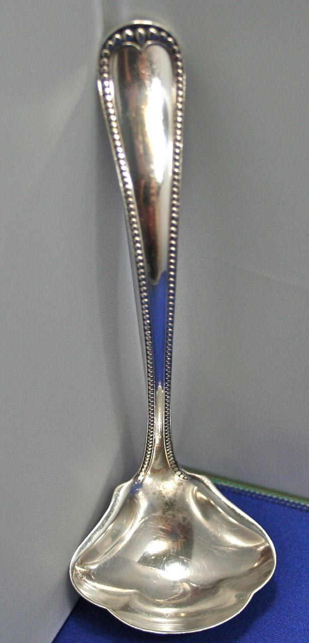 Early GORHAM sterling silver sophisticated BEAD ladle Early GORHAM sterling silver sophisticated BEAD ladle