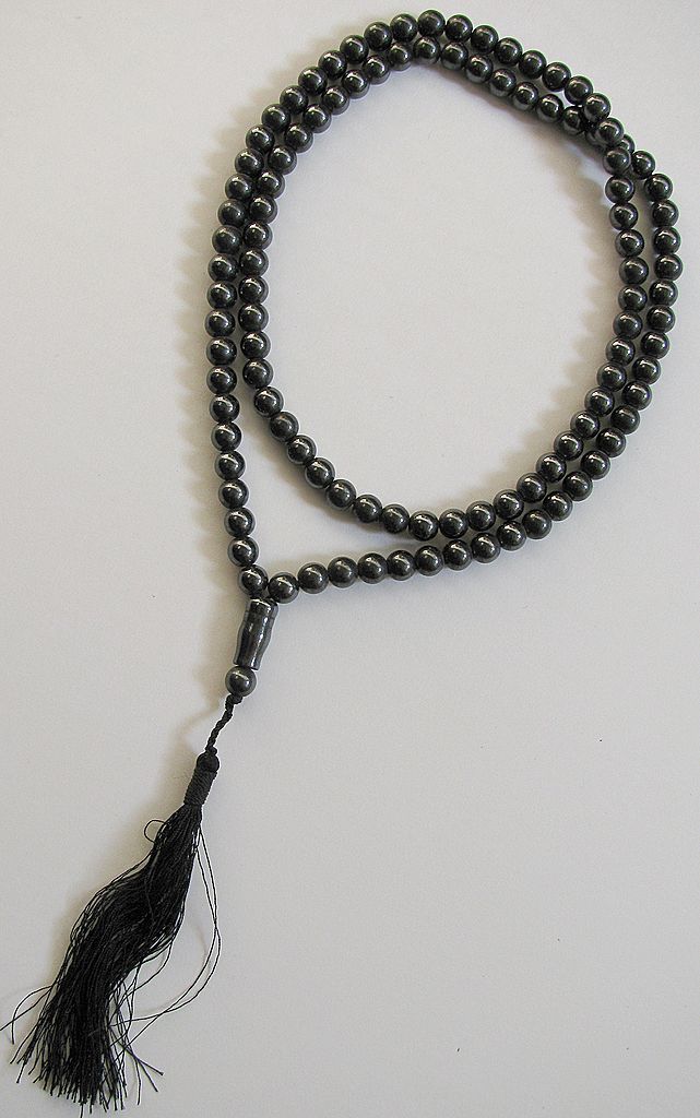 Blood Stone Mala Prayer Beads from Bali Blood Stone Mala Prayer Beads from Bali