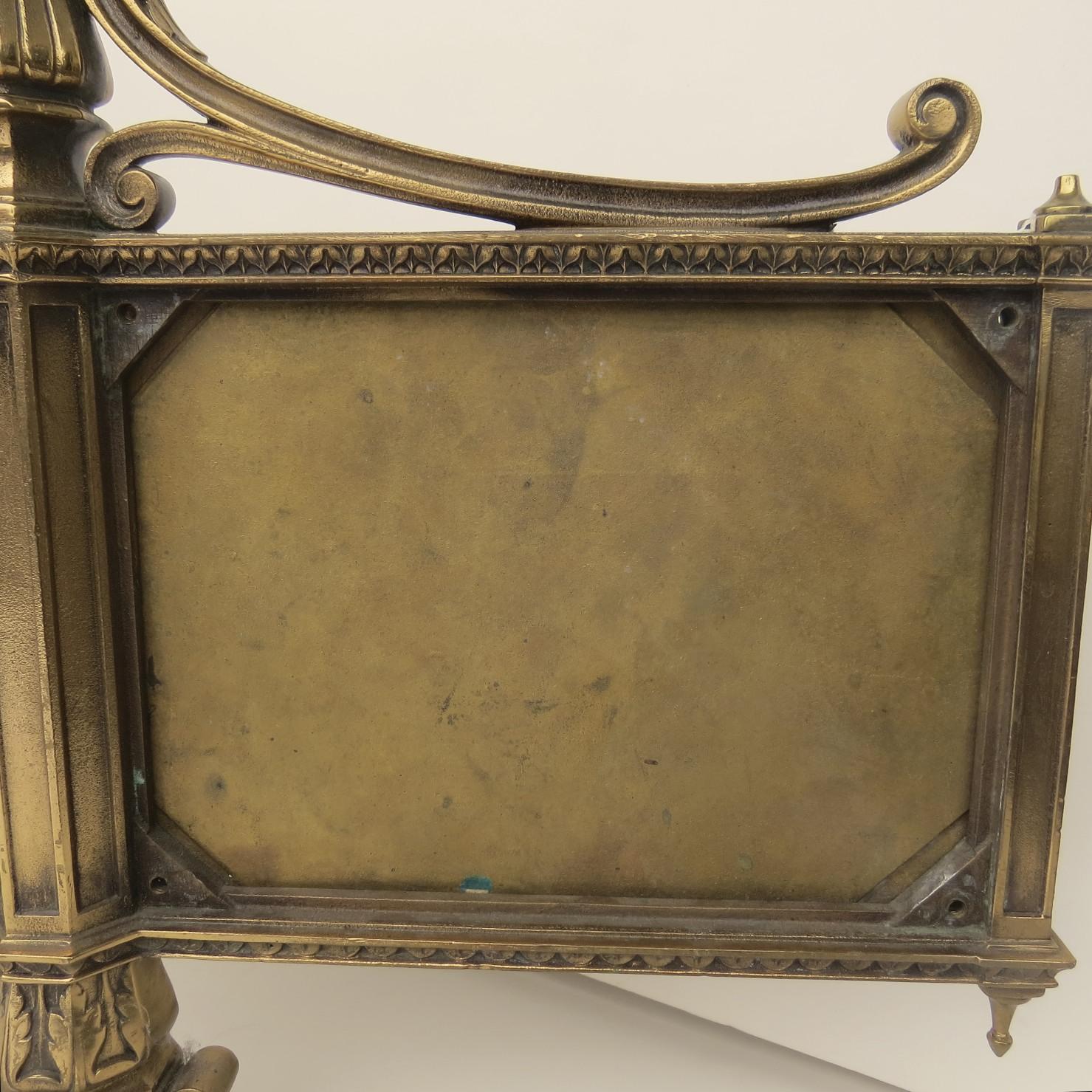 Bronze Table Mounting Bank Sign Bronze Table Mounting Bank Sign