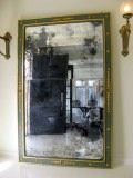 Very Large French Gilt Painted Neo Classical Mirror Very Large French Gilt Painted Neo Classical Mirror