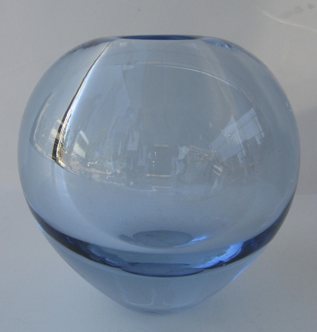 Ice blue bowl by Per Lütken for Holmegaard Ice blue bowl by Per Lütken for Holmegaard