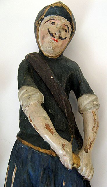 Folk Art Polychrome Carvings Spanish Conquistadors 19th Century Folk Art Polychrome Carvings Spanish Conquistadors 19th Century