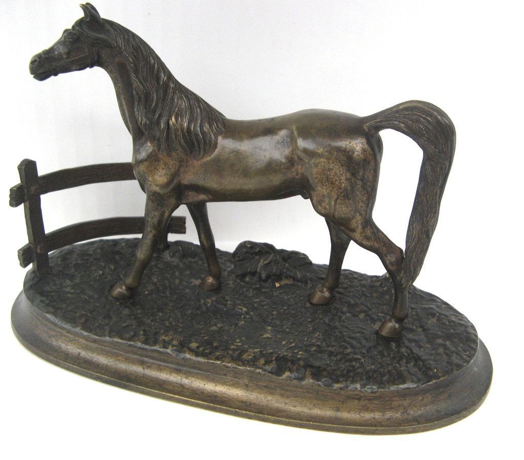 French Bronze of Colt Horse in Paddock French Bronze of Colt Horse in Paddock