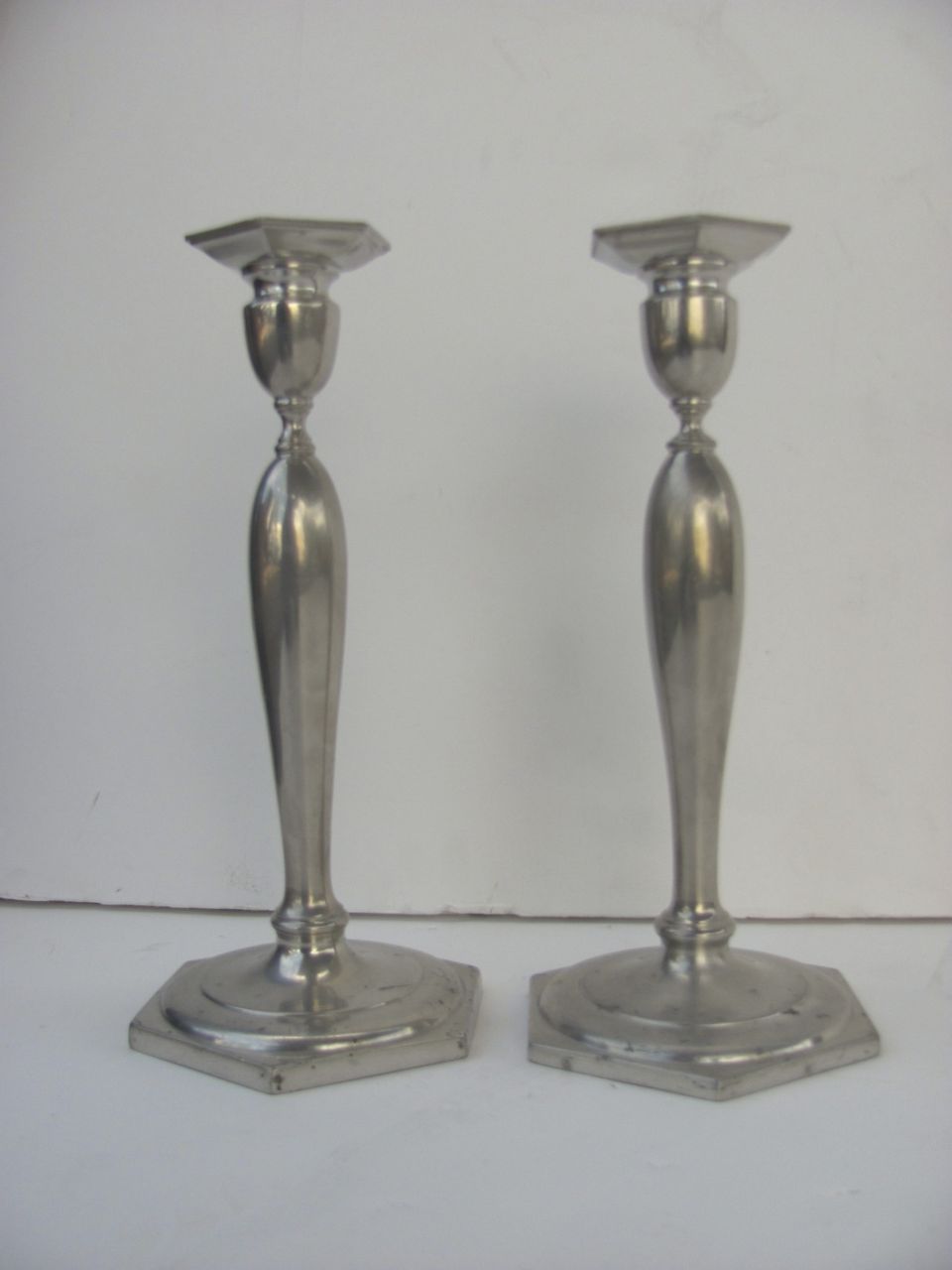 Vintage Pewter Candlesticks from blacktulip on Ruby Lane