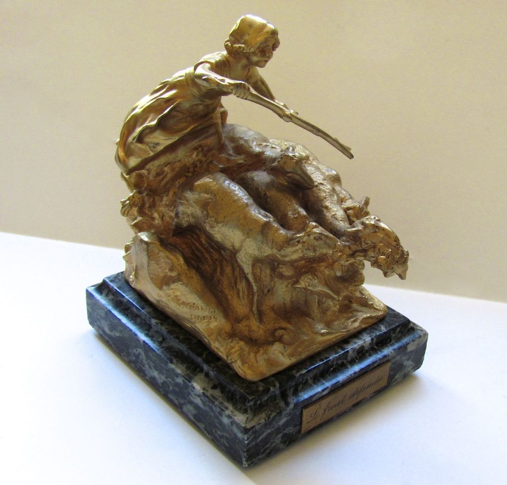 Gilt Bronze Sculpture by Charles Karl Korschann from blacktulip on Ruby