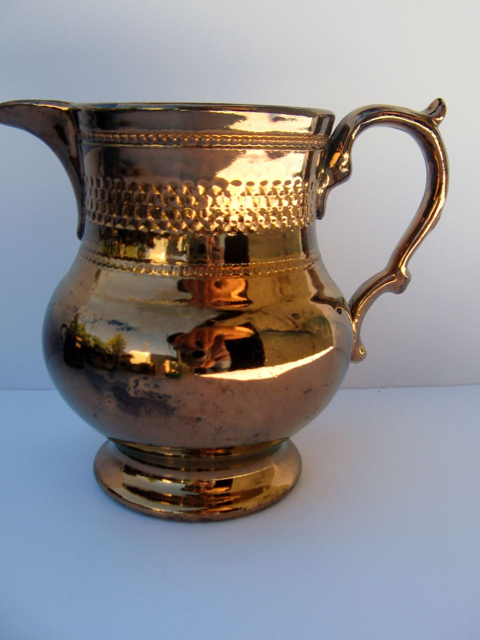 English Copper Luster Pitcher from blacktulip on Ruby Lane