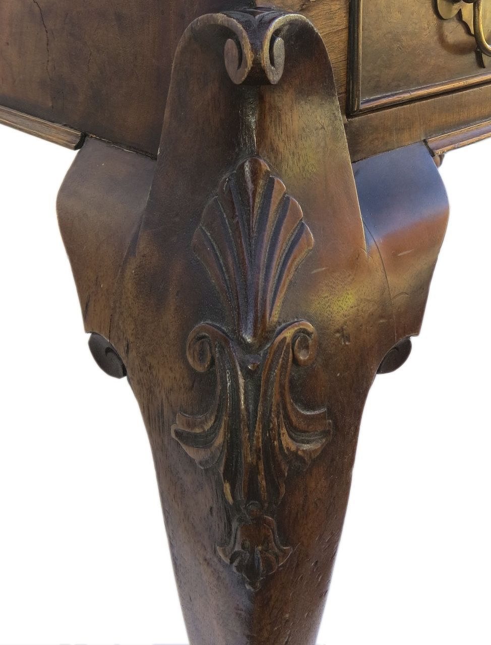 English Walnut Six Drawer Writing Table English Walnut Six Drawer Writing Table