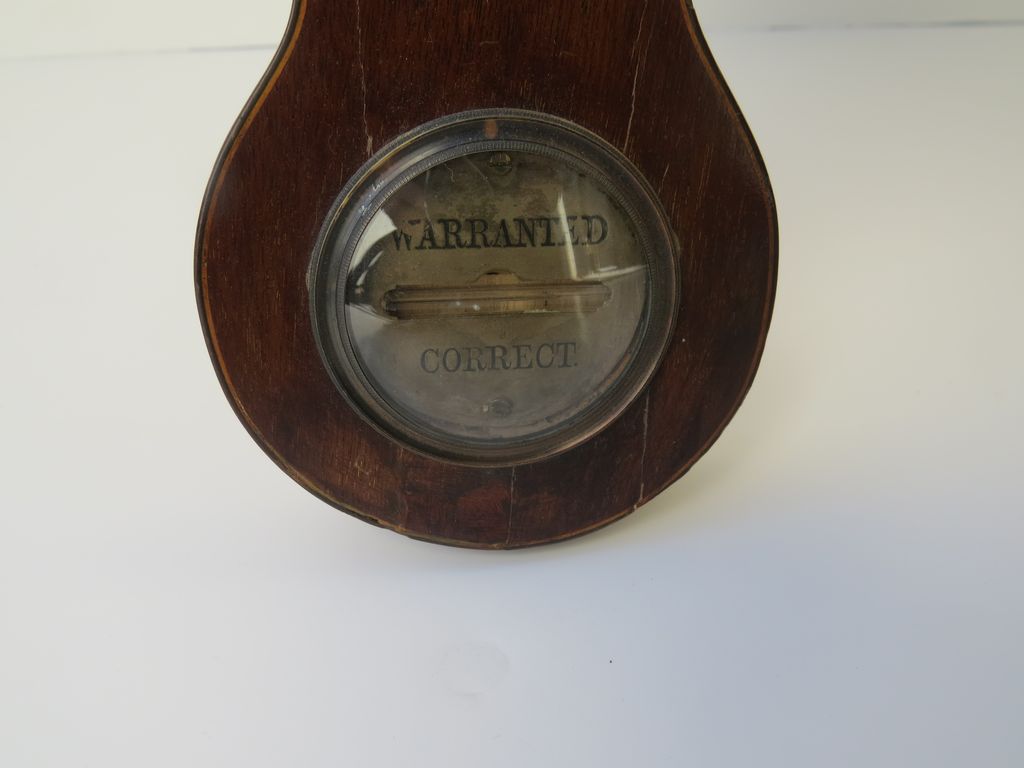 American Mahogany Banjo Barometer American Mahogany Banjo Barometer