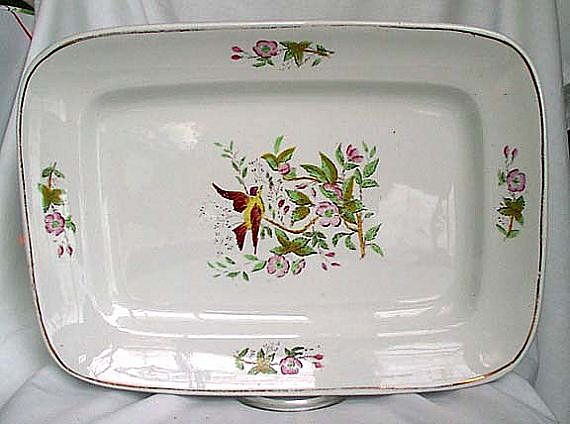 Alfred Meakin English Ironstone Turkey Platter MEA 269 Bird & Flowers Alfred Meakin English Ironstone Turkey Platter MEA 269 Bird & Flowers