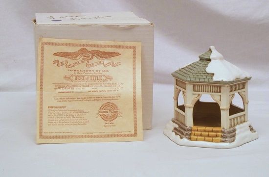 Lefton Colonial Village Large Gazebo Lefton Colonial Village Large Gazebo