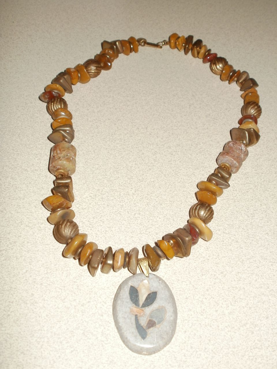 Vintage Miriam Haskell Signed Patent Number 3427691 Necklace. Vintage Miriam Haskell Signed Patent Number 3427691 Necklace.