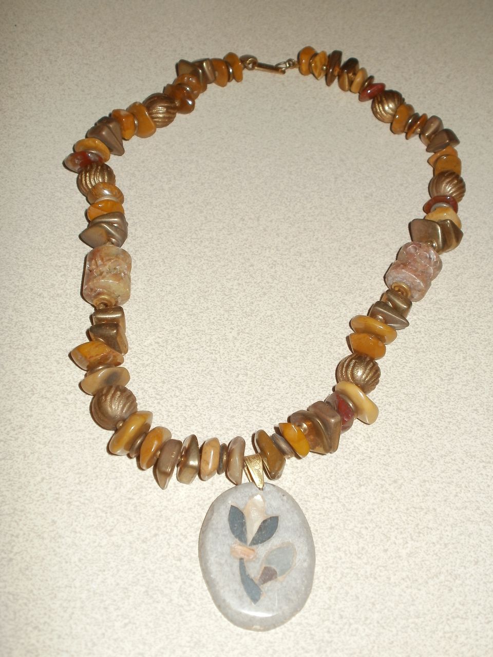 Vintage Miriam Haskell Signed Patent Number 3427691 Necklace. Vintage Miriam Haskell Signed Patent Number 3427691 Necklace.