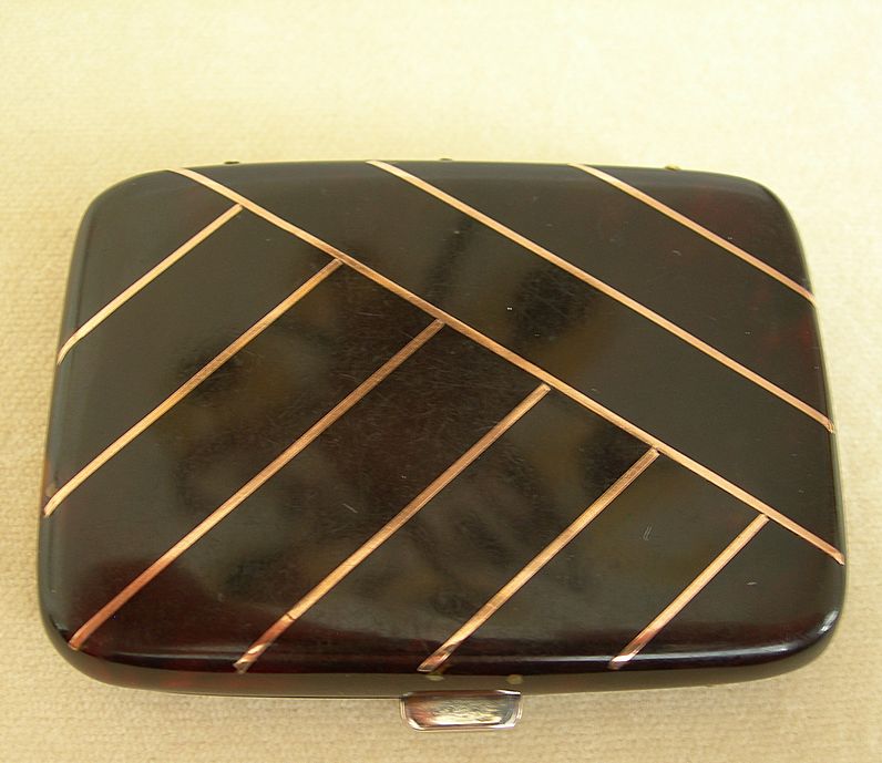 Victorian Tortoise Shell Card Case Victorian Tortoise Shell Card Case