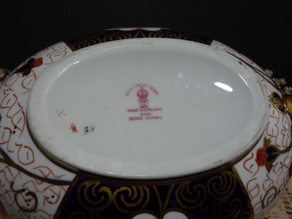 Now 20% off - Royal Crown Derby Imari #2451 Tea Pot, Sugar & Creamer Set Now 20% off - Royal Crown Derby Imari #2451 Tea Pot, Sugar & Creamer Set