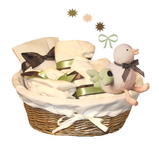 Luxury Organic Baby Gift Basket Luxury Organic Baby Gift Basket