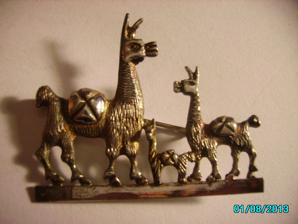 Sterling Silver .925 Llama Pin / Brooch Sterling Silver .925 Llama Pin / Brooch
