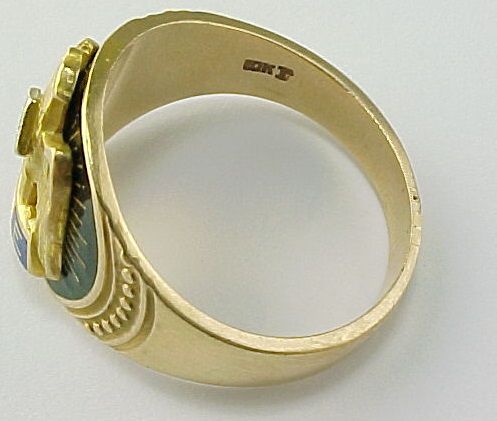 Fraternal Order of Eagles 10 K Gold Diamond Ring Fraternal Order of Eagles 10 K Gold Diamond Ring