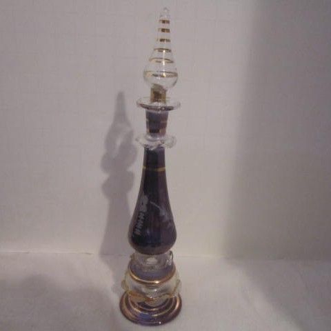 Vintage Blown Glass Egyptian Perfume Bottle Vintage Blown Glass Egyptian Perfume Bottle