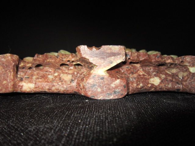 Vintage Hand Carved Soap Stone Grapes and Leaves Vintage Hand Carved Soap Stone Grapes and Leaves