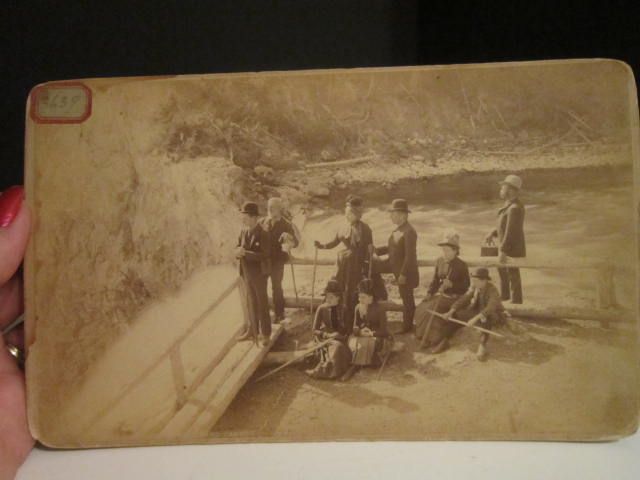 Photograph of Yellowstone National Park "Boudoir Views" along Northern Pacific Railroad by F Jay Haynes # 3639 Photograph of Yellowstone National Park "Boudoir Views" along Northern Pacific Railroad by F Jay Haynes # 3639