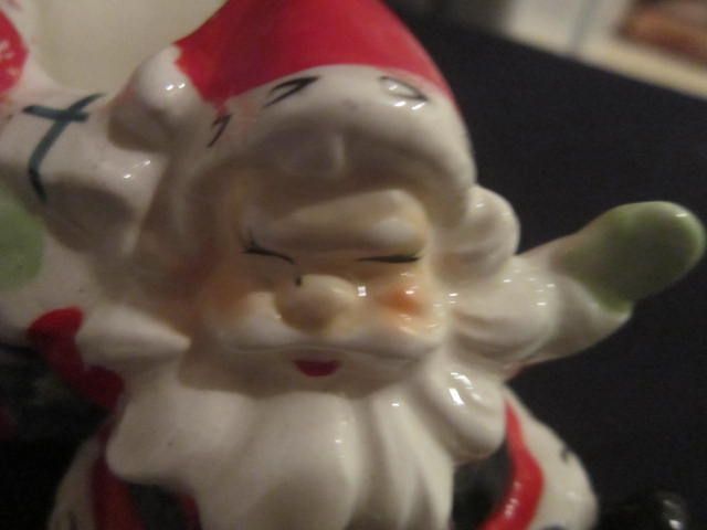 Santa with His Sleigh Planter Santa with His Sleigh Planter