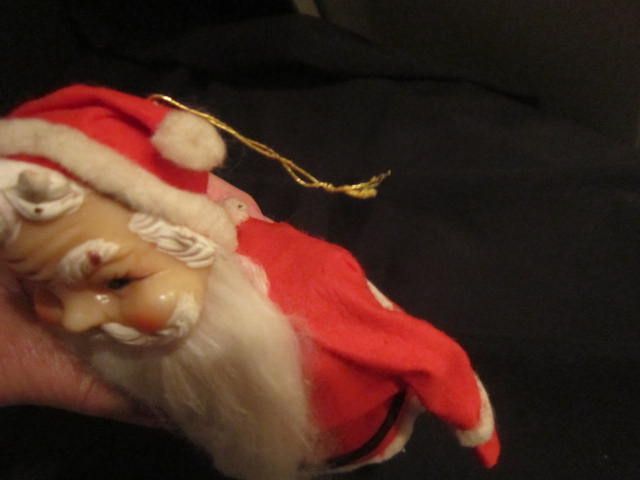 Vintage Tall Santa Tree Ornament Vintage Tall Santa Tree Ornament