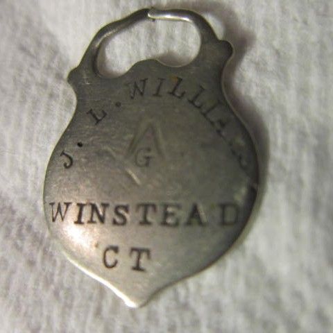 Antique Masonic Men's Watch Fob Antique Masonic Men's Watch Fob