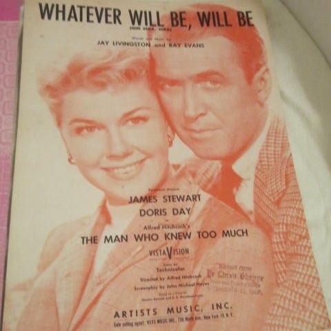 Two songs with Doris Day Que Sera, Sera and A Guy is a Guy Two songs with Doris Day Que Sera, Sera and A Guy is a Guy