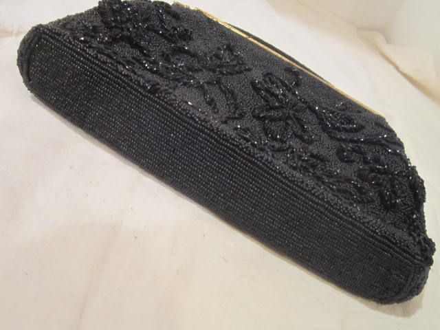 Vintage Beaded Black Purse/Evening Bag Vintage Beaded Black Purse/Evening Bag