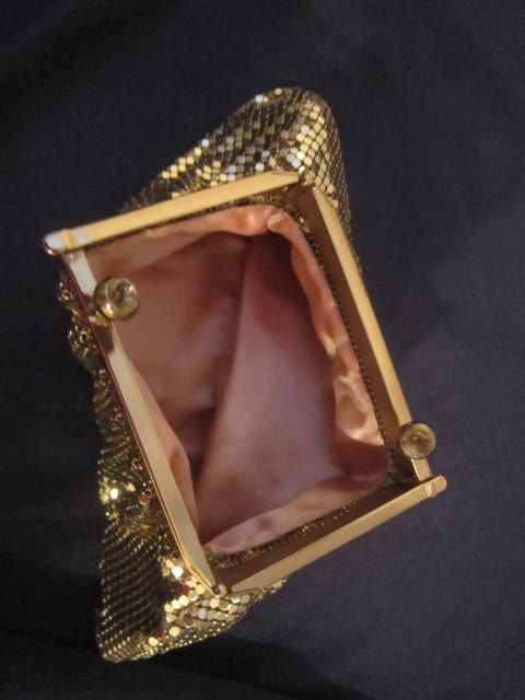 Vintage Gold Mesh Evening Handbag Vintage Gold Mesh Evening Handbag