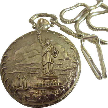 Statue of Liberty Commemorative Pocket Watch from somethingwonderful on