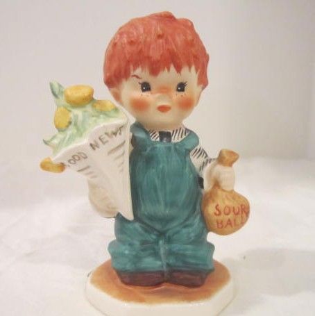 Vintage Goebel Red Headed Figurine from West Germany Vintage Goebel Red Headed Figurine from West Germany