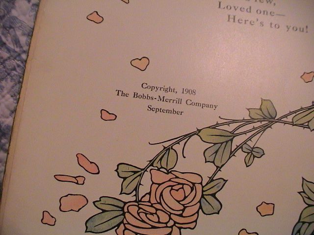 Bobb's Merrill Book 1908 - Book of Sweethearts Bobb's Merrill Book 1908 - Book of Sweethearts