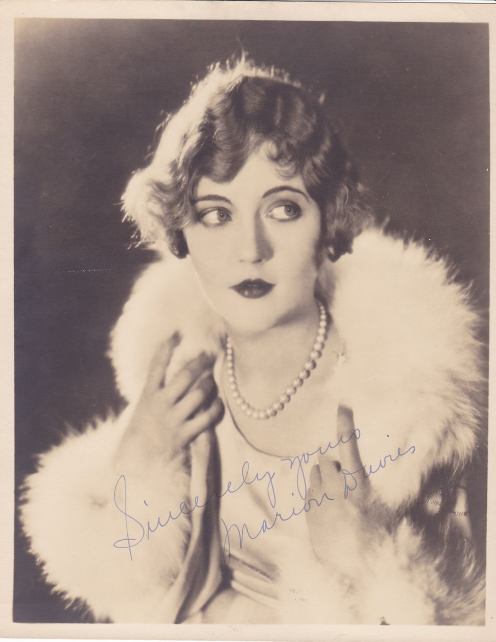 Marion Davies Authentic Vintage 1930s Signed Autograph Photo Marion Davies Authentic Vintage 1930s Signed Autograph Photo